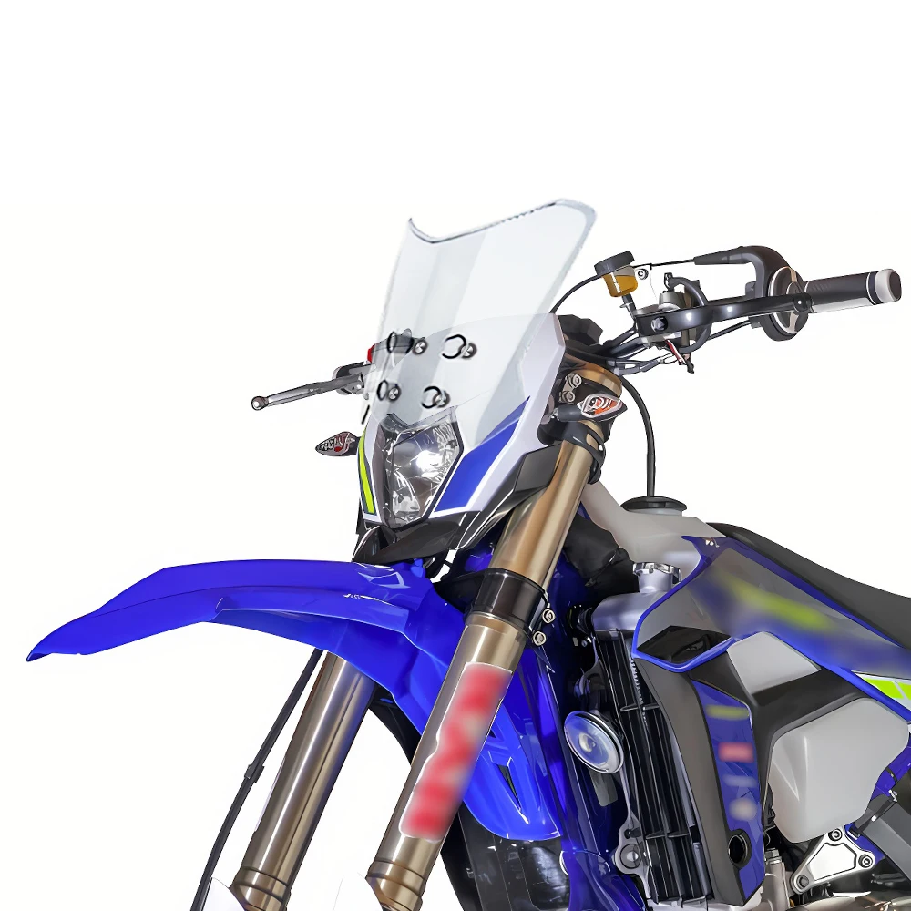 For SHERCO 500 SM 125 2T SM FACTORY 2024 motorcycle adventure windshield extension style Windscreen Wind Deflector Screen