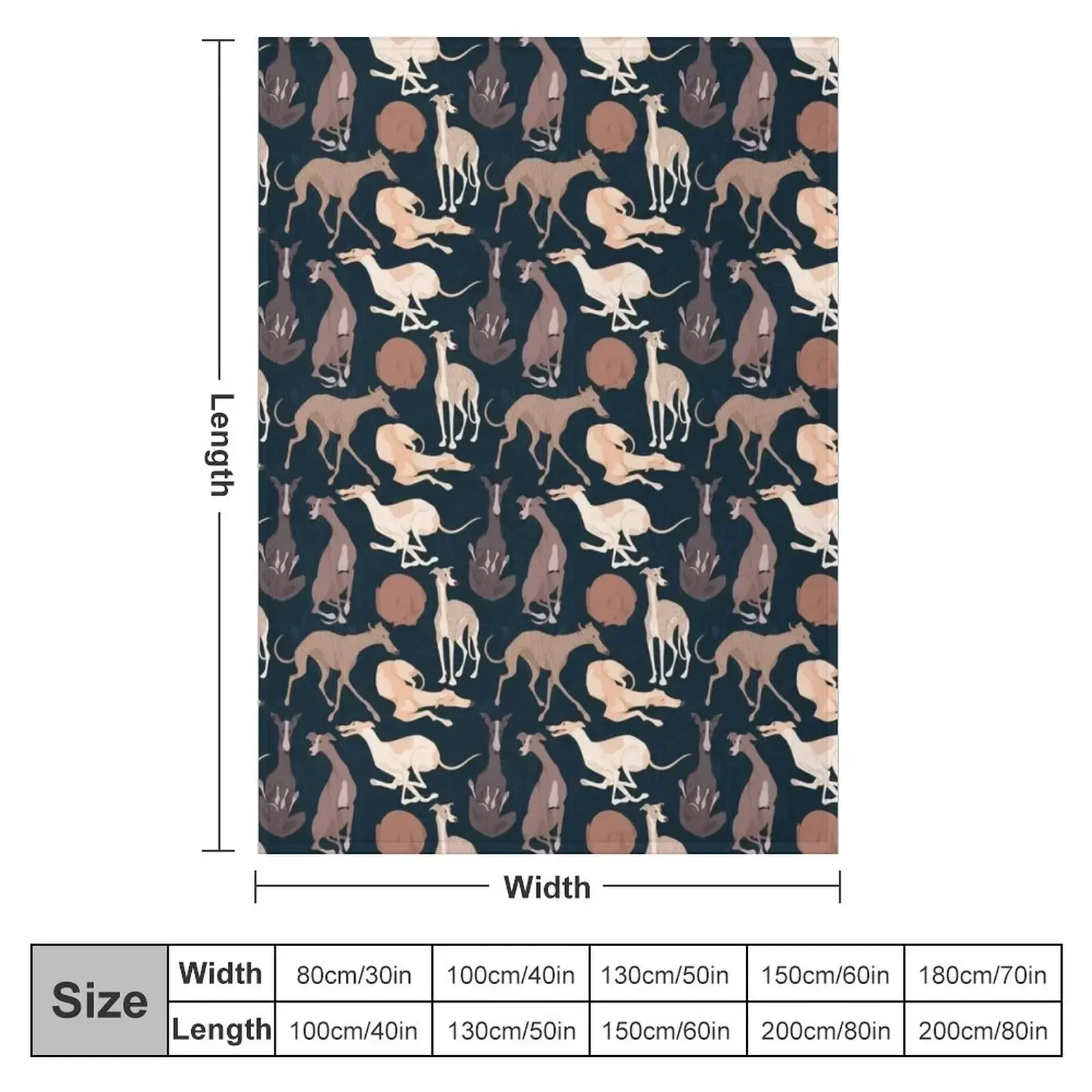 Whippet Good - Dark Throw Blanket couch cozy soft plush fuzzy picnic outdoor blanket