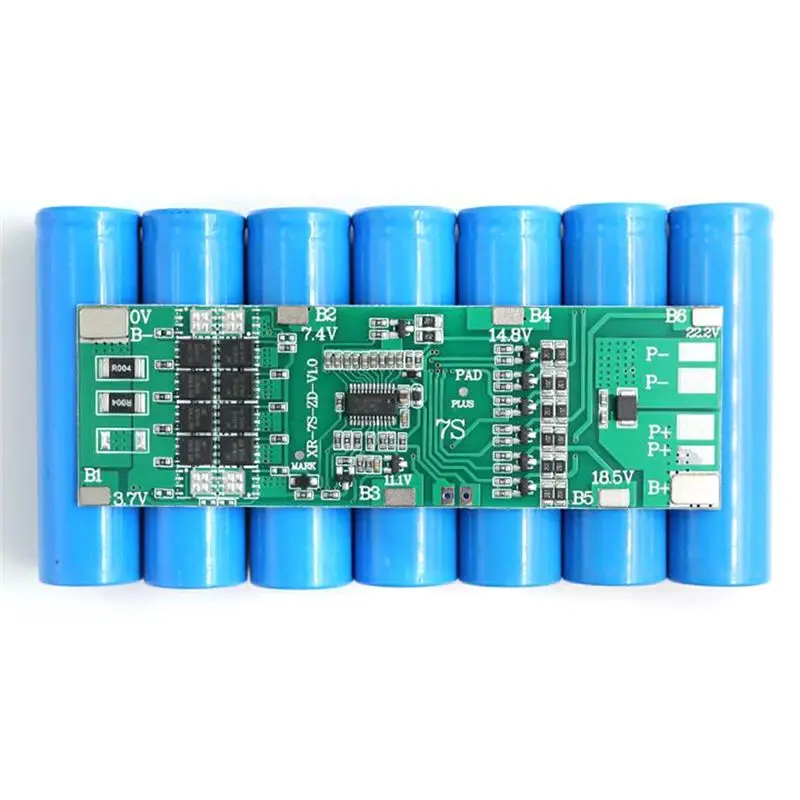 L77A 7S 24V Continuous Current 30A Lithium Battery Protection Board Tea Picker Lawn Mower Protection Board
