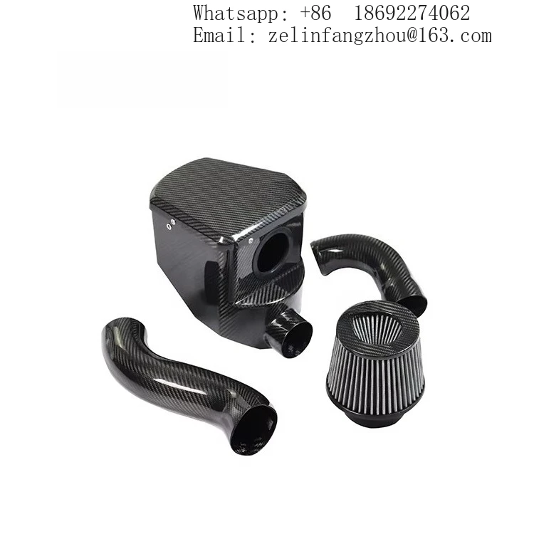 

100% Dry Carbon Fiber Cold Air Intake System For Honda Fit GK5 Dedicated Fixed Position Airspeed Brand Performance