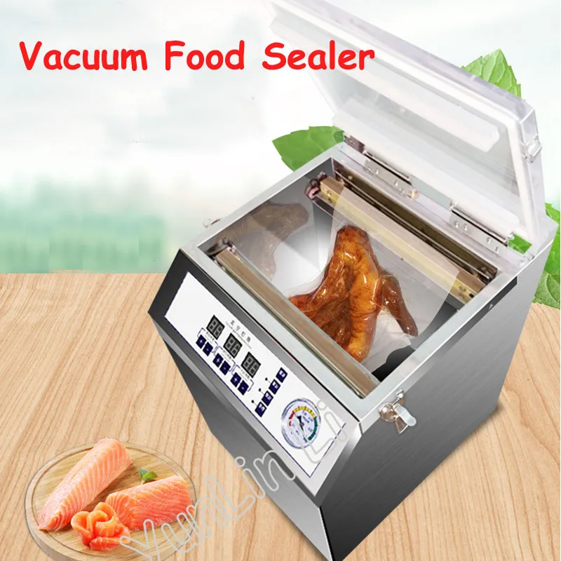 Vacuum Food Sealer Automatic Wet and Dry Packaging Machine Commercial Food Tea Sealing Machine