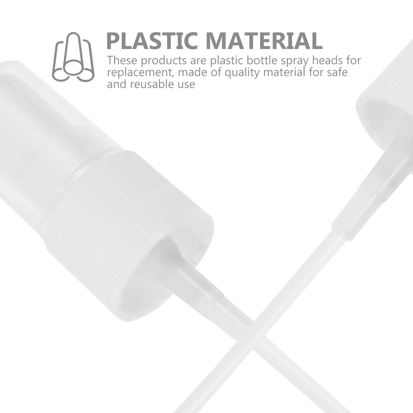 

40pcs Replacement Nozzles Spray Bottles Heads Plastic Liquid Pump Perfume Travel Cosmetics Hygienic Transparent Cover Fine Mist