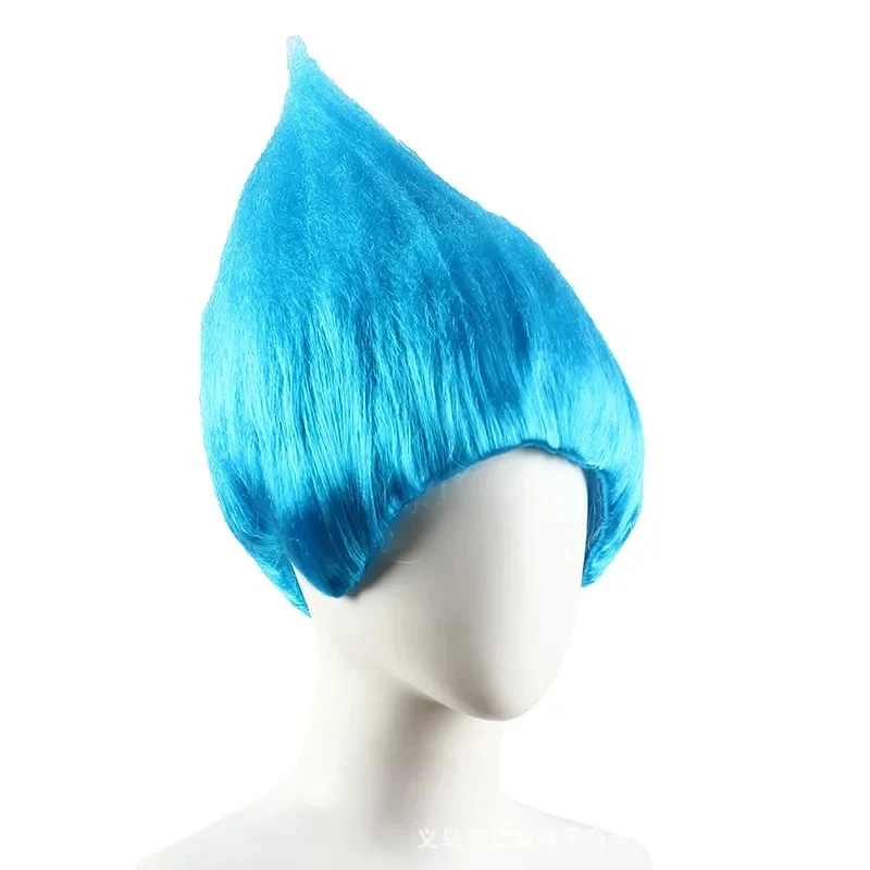 

TYV55Cosplay Flame Halloween Troll Festival Magic Elf Wig Water Drop Head Onion Hairstyle L]]L25
