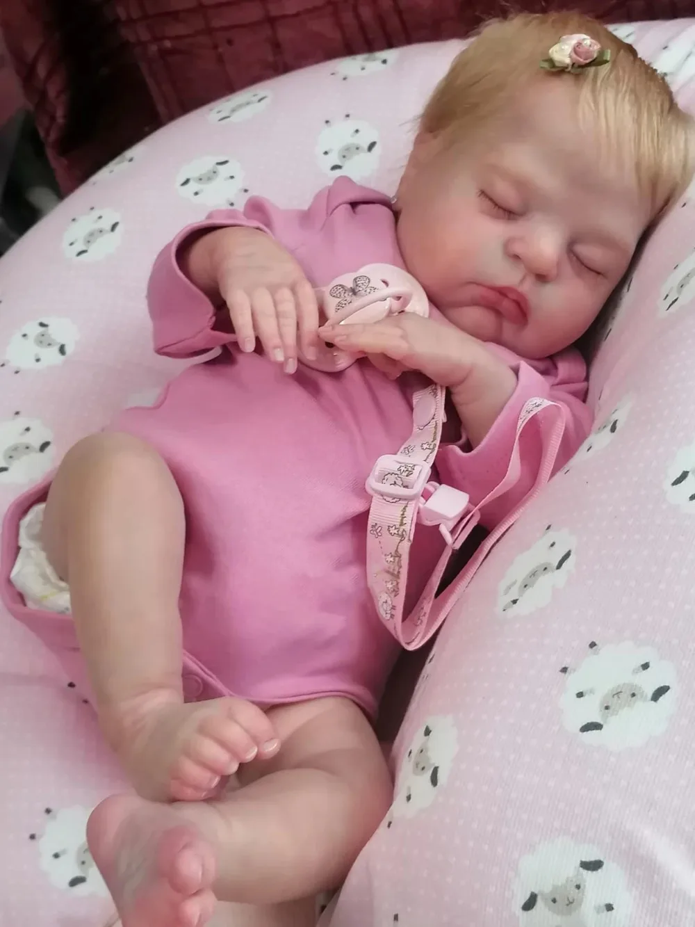 

19inch Already Finished Reborn Baby Doll Remi-ashton Lifelike Sleeping Baby 3D Painting with Visible Veins bebés reborns muñeca