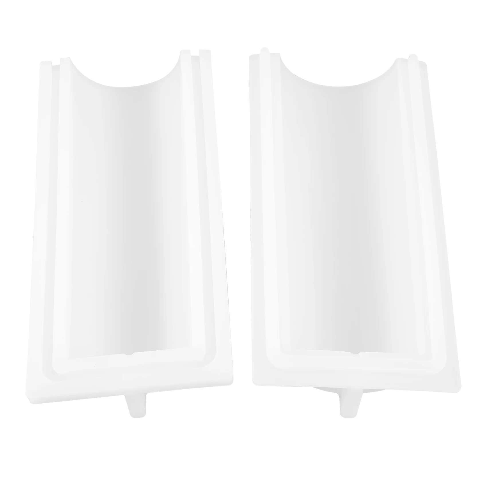 Molde de silicone artesanal para sabão manual, modelo de tubo arredondado, processo a frio com cilindro longo, forma de sabão, 1000ml