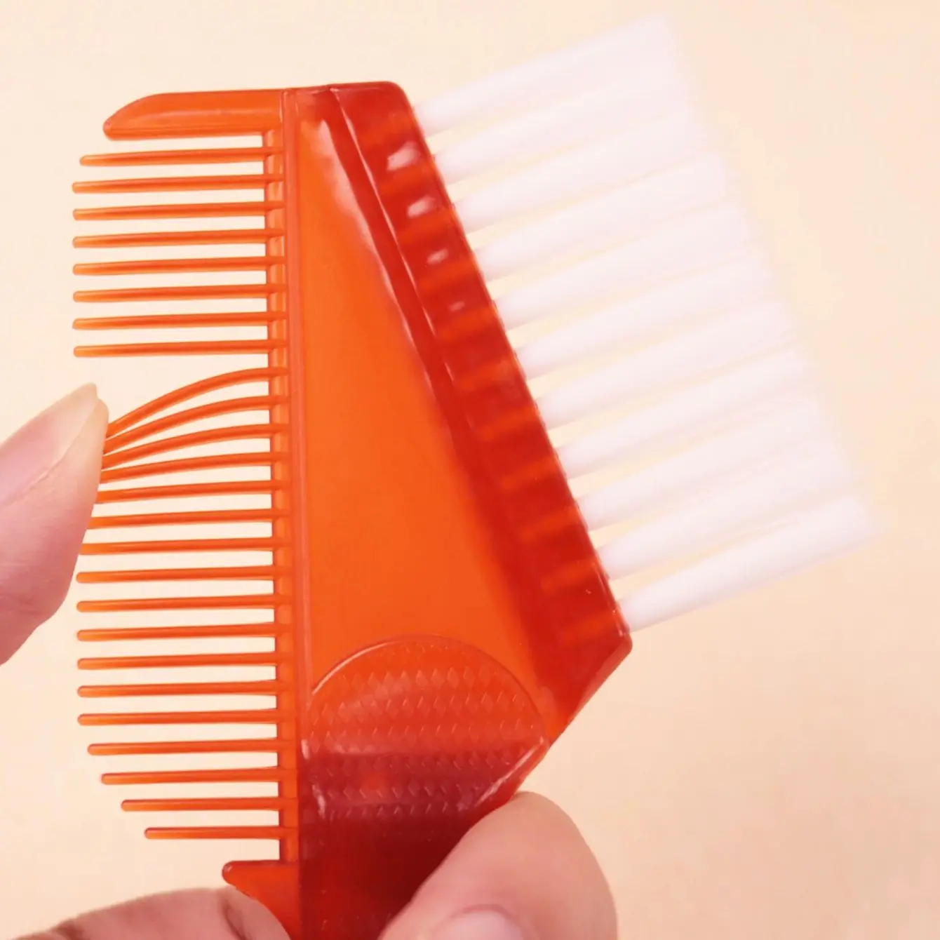 Spazzola professionale per tinture per capelli fronte-retro da 1 pezzo, facile da applicare, adatta per saloni e uso domestico fai-da-te Speciale per parrucche di capelli veri