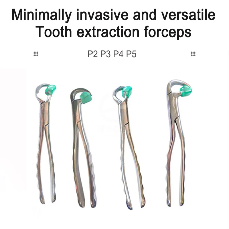 Dentistry Universal Minimally Invasive Tooth Extraction Forceps Adult Pediatric Wisdom Teeth Stump Baby Teeth Stainless Steel