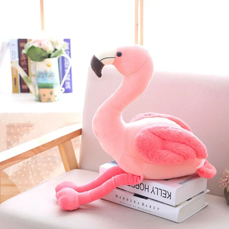 25-50cm Flamingo peluche bambola giocattoli Kawaii rosa fenicottero bambini peluche bambola morbida peluche uccello regalo di compleanno per bambini ragazze