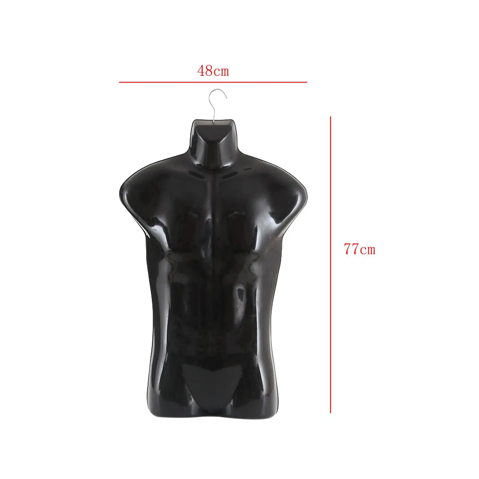Maniquí torso medio cuerpo con gancho para exhibir pijamas y chaquetas - imagen 5