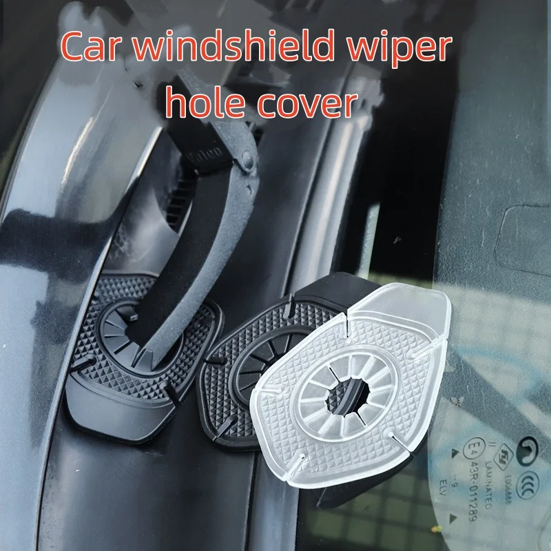 

Car Wiper Hole Cover Wiper Dust-proof Sleeve Wiper Protector Silicone Pad to Prevent Leaves Wiper Hole Dustproof Protector