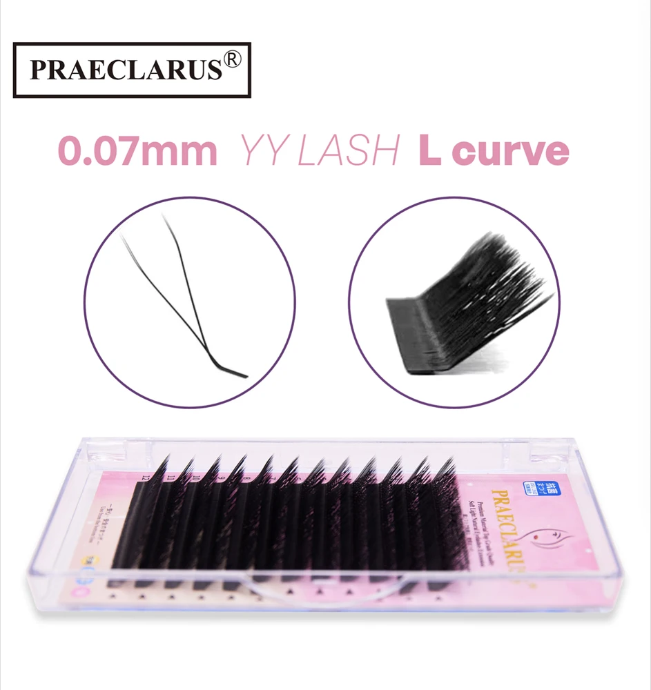 

[SHIP ON 24 HOURS]12 Rows Y Shape Black Color Individual Eyelashes Extension Wholesale Professional False Eyelashes Vendors