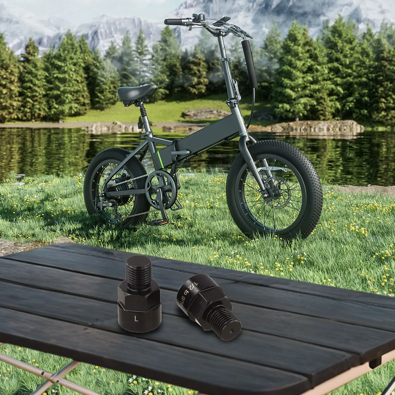 

Адаптер для педалей велосипеда, детали велосипеда, для шатунов 1/2 дюйма и педалей 9/16 дюйма, высокое качество