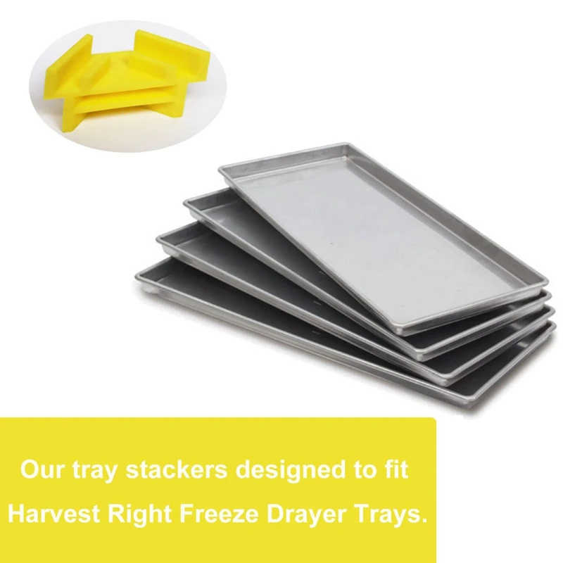 12 Pcs Tray Stackers For Harvest Right Freeze Dryer Replacement Compatible With For Harvest Trays (ONLY Tray Stackers)