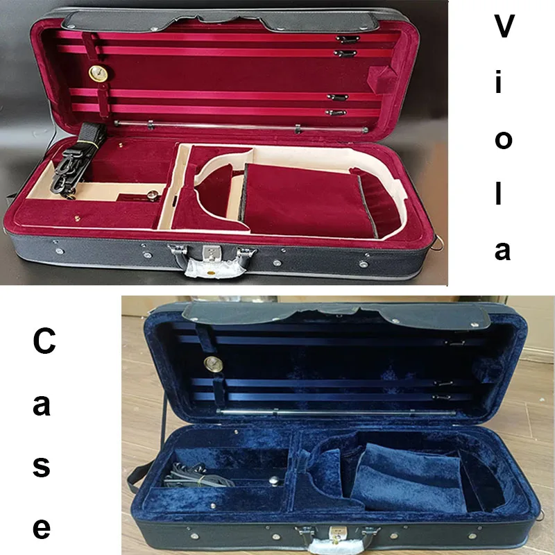 Fastshipping 15, 15.5, 16, 16.5 inch adjustable square piano box waterproof material viola case viola accessary