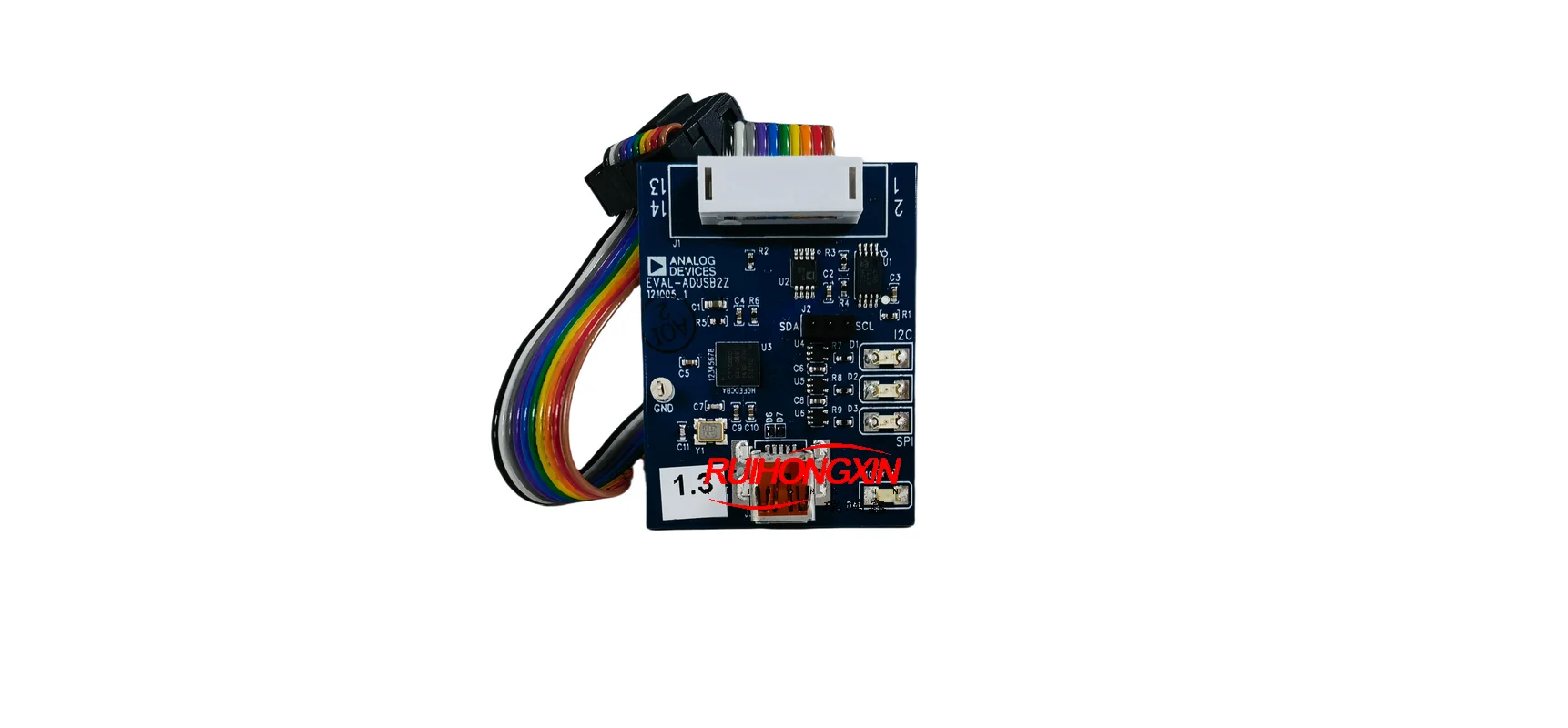 Spot USBi emulator EVAL-ADUSB2EBZ supports 1.8-3.3V I2C SPI ADAU1701