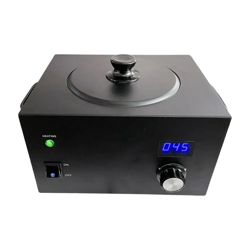 أفضل بيع شعار اللون تخصيص شاشة اللمس الرقمية 5lb واحد الشمع دفئا 2.5L المهنية صالون تجميل الجسم الصبح الشمع الصلب