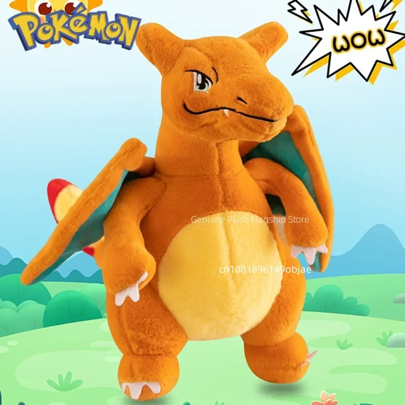 

100cm Super Big Size Pokemon Charizard Anime Plush Stuffed Doll Room Decoration Plushies Kawaii Pillow Ornament Children's Gifts