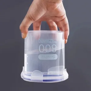 Gıda Saklama kapları Plastik, Şeffaf), pirinç Dağıtıcı, Kova, Tahıl Kutuları, Toplu, Şişeler, Organize Mutfak Aksesuarı 1 Adet Mağazadaki 6 büyük satış-5 numaralı rasyon