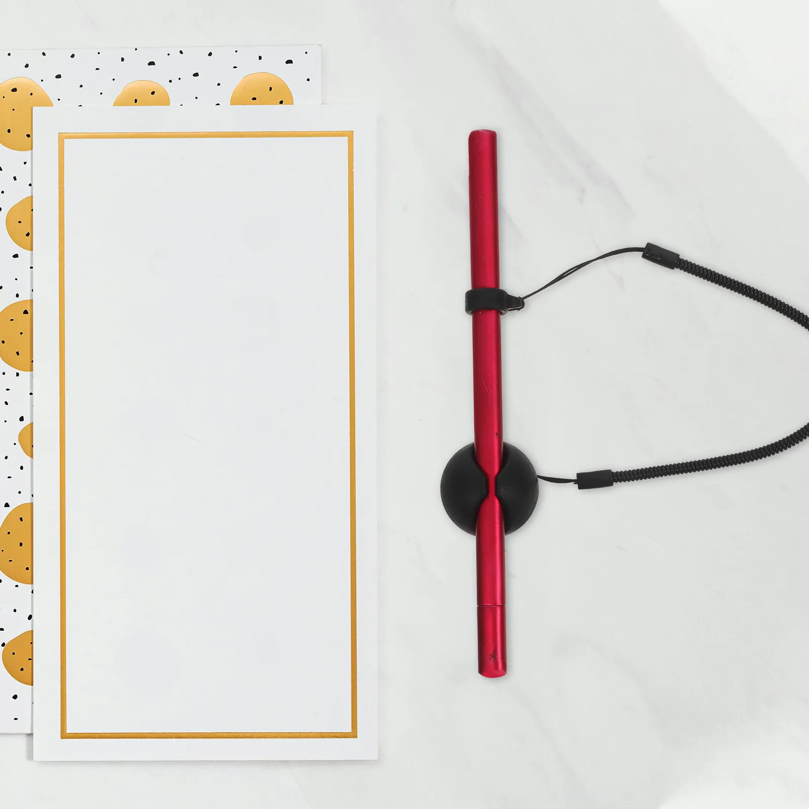 2Pcs Handwriting Pen Tether Retractable Anti-Lost Elastic Rope Silicone Holder Pen Leash for Desk Tablet Clipboard