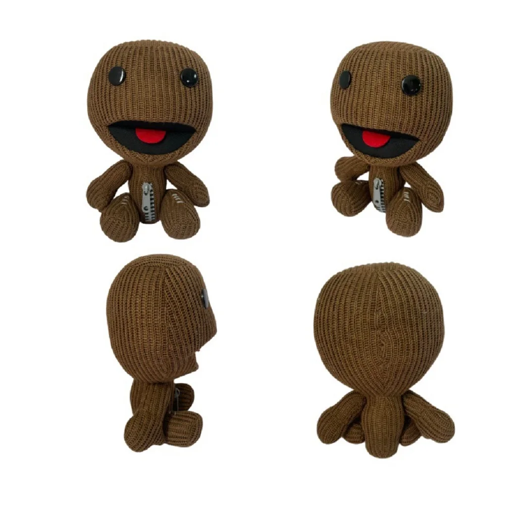 New hot Little Big Planet Sackboy Plushie 25cm Soft Stuffed Doll with Embroidery Details Fast Shipping Gift for Gamers
