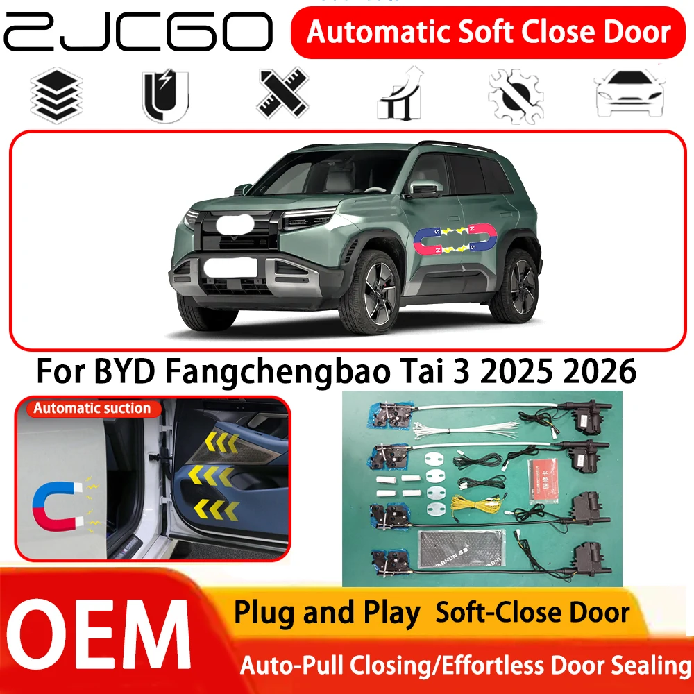 

for BYD Fangchengbao Tai 3 2025 2026 Car OEM Plug and Play Automatic Electric Soft Close Door Comfort Closing System