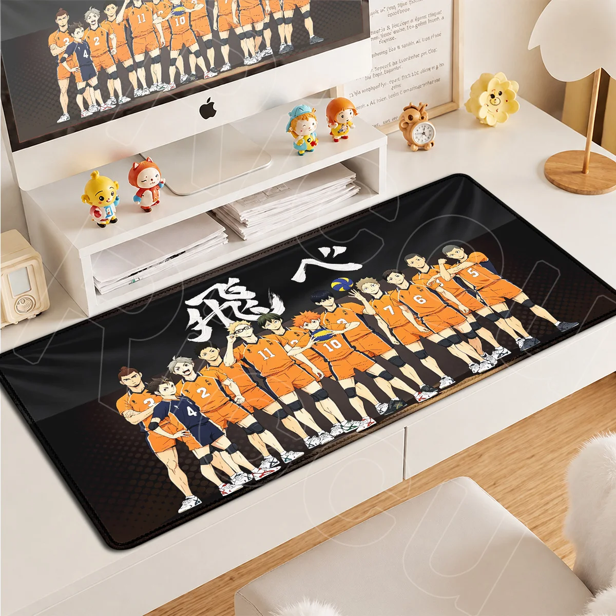 HD-Druck E-Sport Gaming-Schrank-Teppich Anime Haikyuu Tanaka Ryūnosuke Speed Mauspad Große Notebook-Tastaturmatte PC-Zubehör – Detail 18