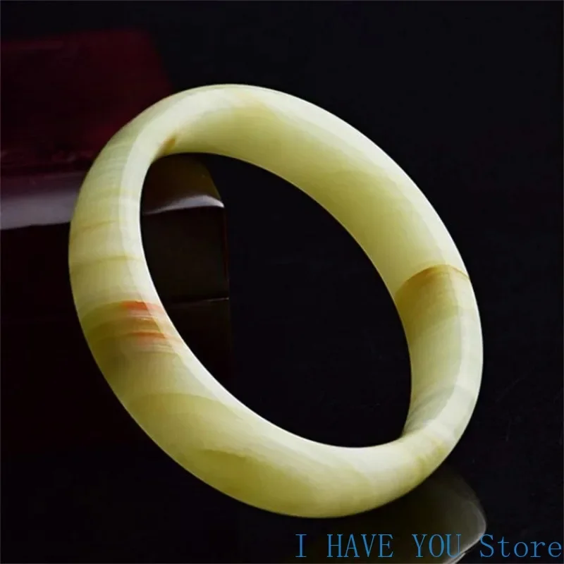 Natural Afghanistan Jade Stone Pattern Bangle High-grade Exquisite Luxury Quality Fashion Fine Jewelry Best Selling Holiday Gift