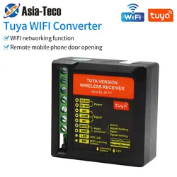 Tuya App 2.4G WIFI Garage Automatic Door Opener Controller Smart Relay Switch Module Gate Wireless Remote Voice Control by Alexa