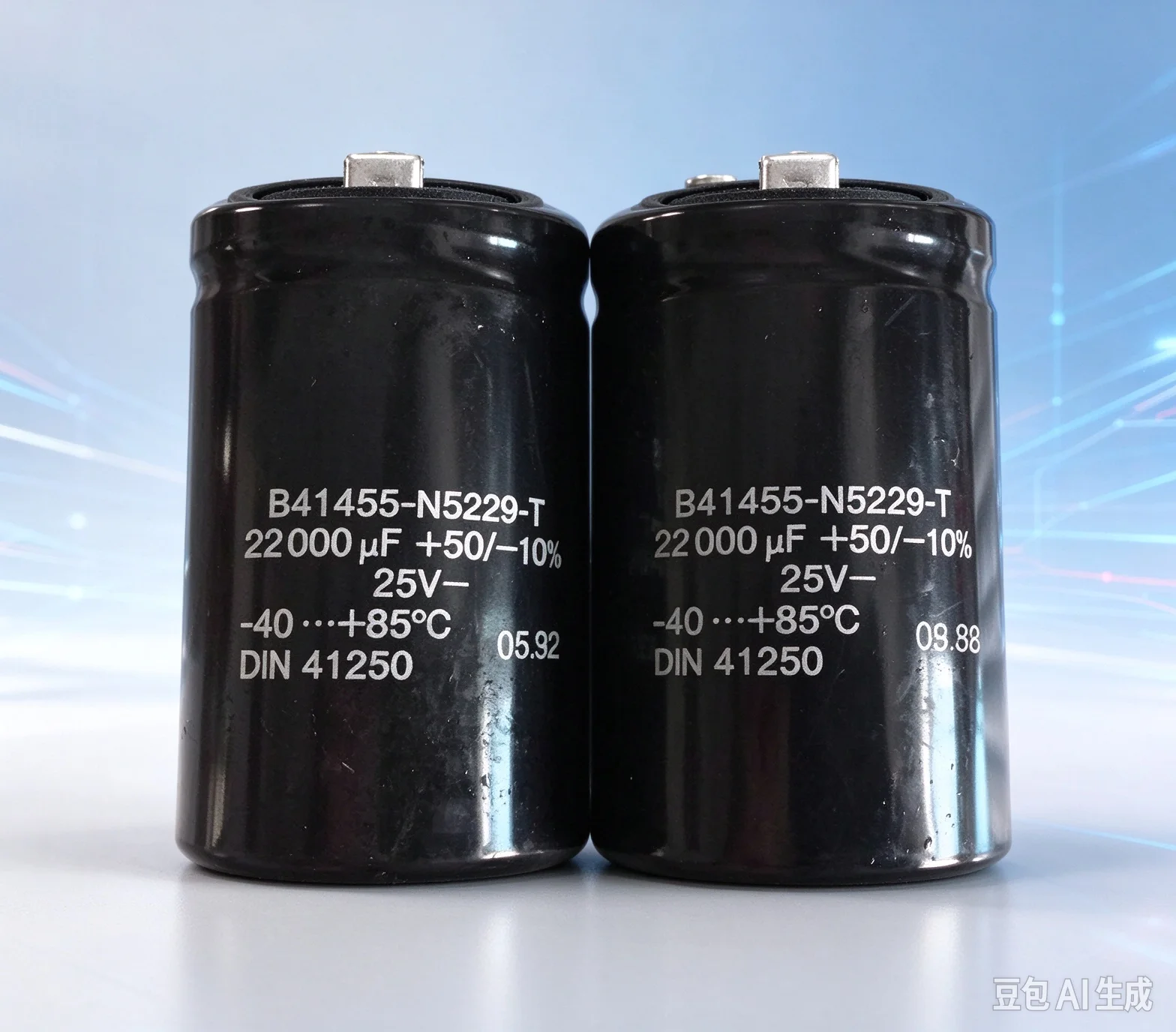 Amp for SIEMENS DIN41250 22000UF 25V Amplifier Filter Electrolytic Capacitor  3pcs