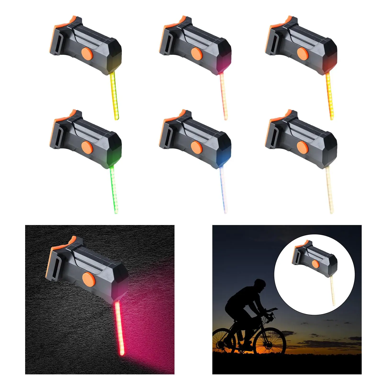 

Bicycle Light USB Bike Rear Light Universal Cycling Warning Lamp Bike Taillight