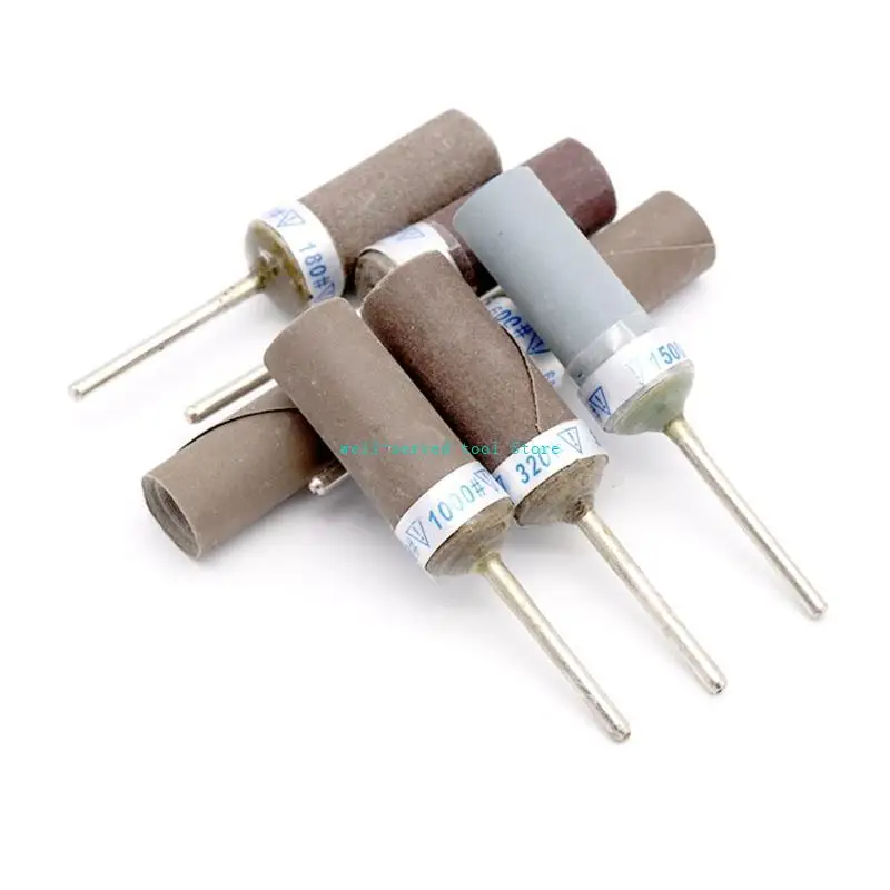 

G88A 35 шт. 2,35 мм шлифовальная лента с хвостовиком наждачной бумаги с зернистостью от 180 до 1000 для вращающегося инструмента