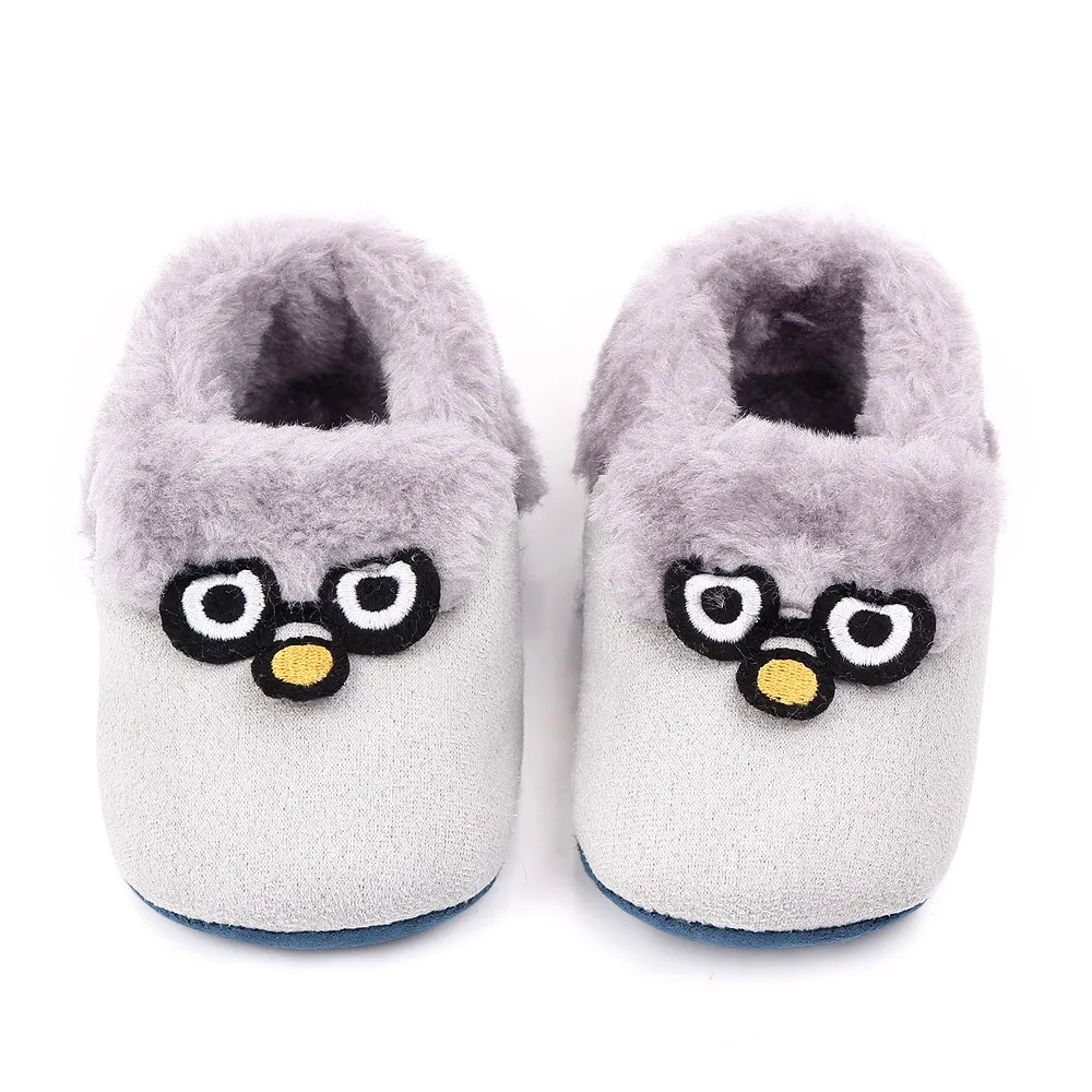 Winter cotton warm drop shoes baby soft soles 0-1 year old toddler shoes 2279