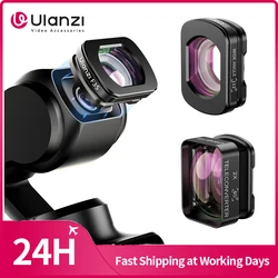 ​Ulanzi F35 Pocket 3 Wide-Angle Lens / Telephoto Lens for DJI Osmo Pocket 3 Lens for DJI Pocket 3