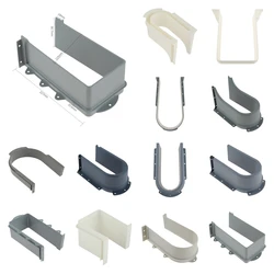 1pc U-shaped Sink Drawer Kitchen&Bathroom Drain Ring Sealing Baffle Edge Banding Sewer Slot Cabinet Recessed Under Drainage