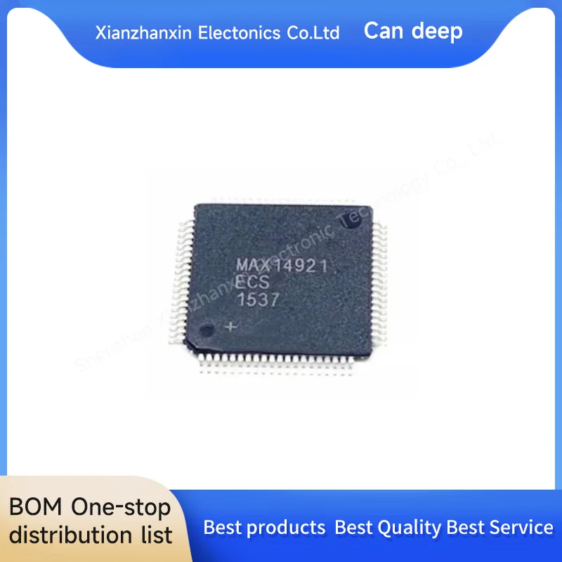 

1 шт./лот MAX14921ECS+T MAX14921ECS MAX14921 TQFP-80 Чип управления батареей