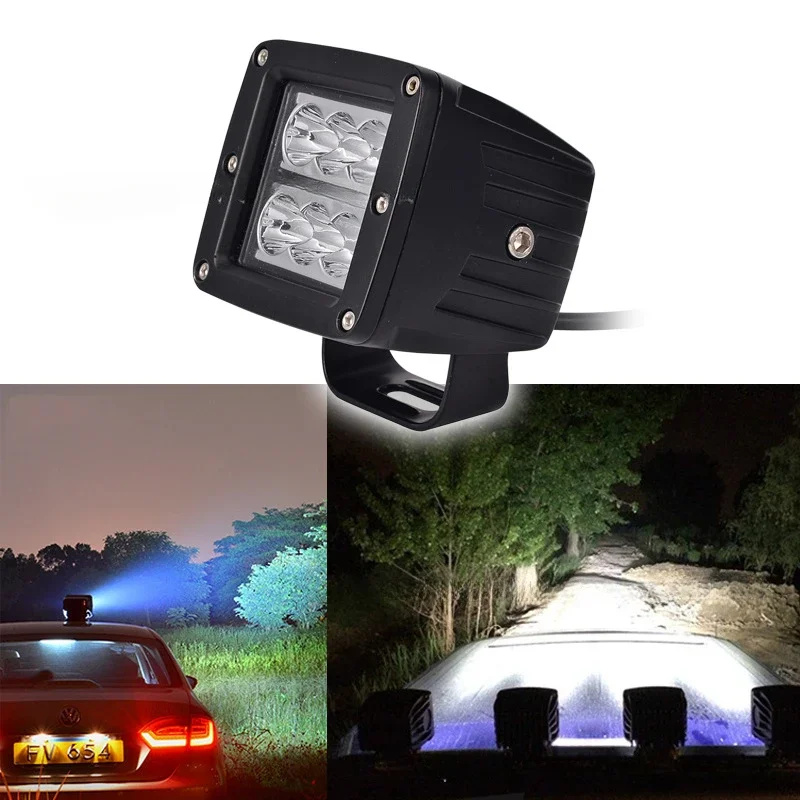 GoodSquare Work Light Off-road Vehicle Modified LED Front Spotlight Square Access Light Car Lights