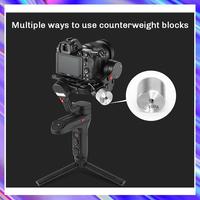 2X DSLR Camera Removable Counterweight Balancing Moment Clump Weight For DJI Ronin S Zhiyun Gimbal Stabilizer 100G