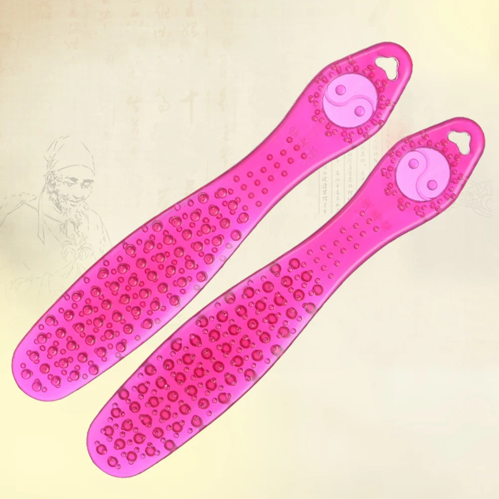 

Massage Pat Stick Silicone Durable Portable Massage Tool for Back Neck Waist Relax Fatigue Blood Circulation Metabolism Yellow