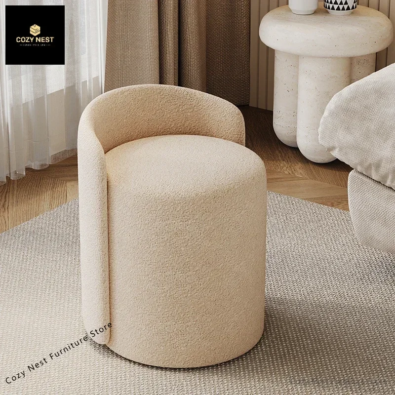 丸い化粧スツールモダンでシンプル女の子の寝室のドレッサーチェア豪華で手頃な価格インターネットの有名人インターネットの有名人