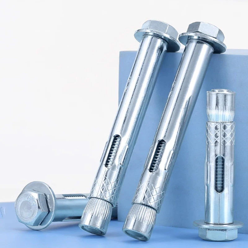 M6.5 M8 M10 M12 M16 Galvanized External Hexagon Internal Expansion Screw Sleeve Concrete Anchor Built-in Tension Hex Bolt