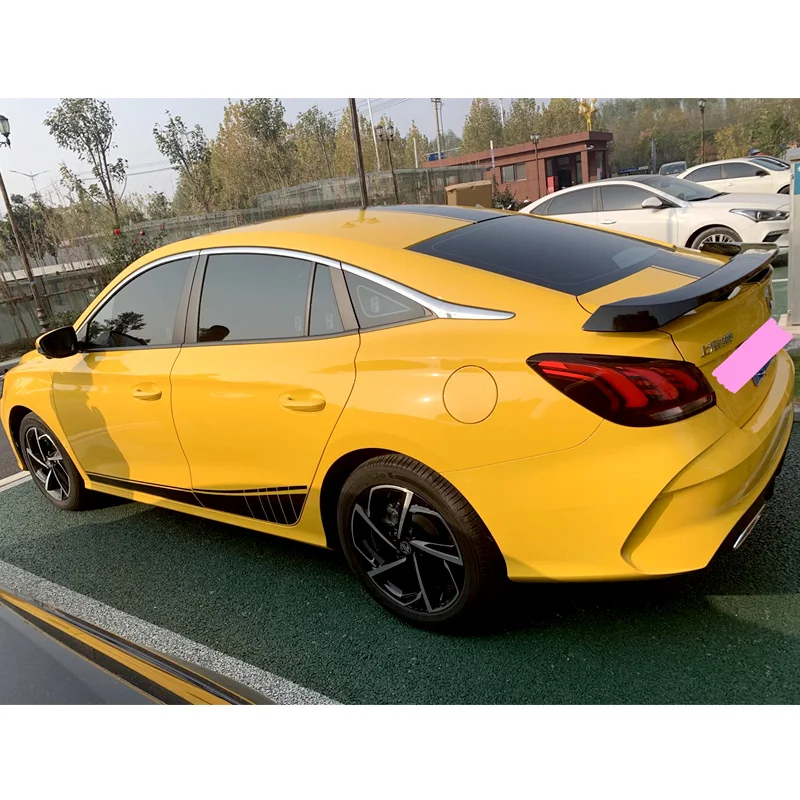 MG 6 Spoiler for Morris Garages 5 2020 To 2023 Universal Rear Wing Black Tail Fin Accessories