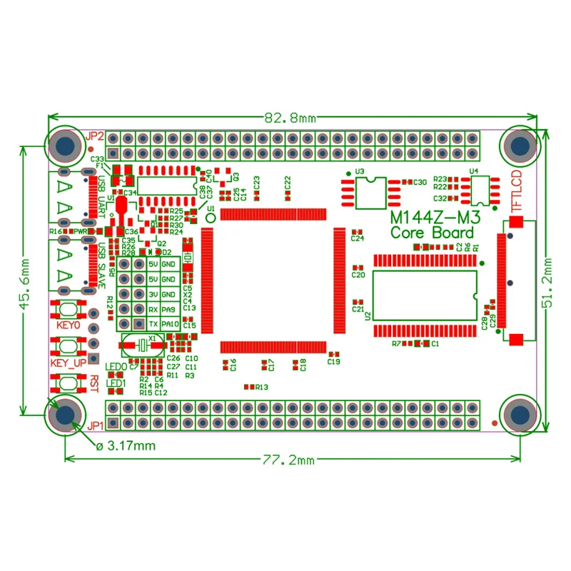 ALIENTEK STM32F103ZET6 Minimum System Board System STM32 ARM Development Board Module core Embedded Microcontroller DIY