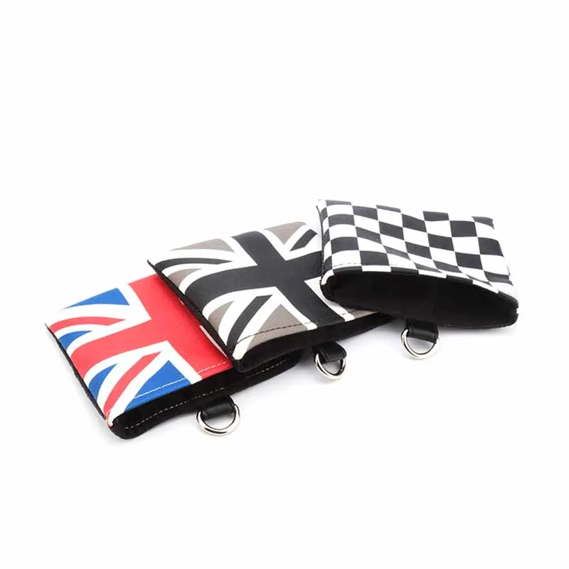 Union Jack For MINI COOPER S JCW One F55 F56 F54 R55 F60 R56 R50 Car Air Vent Outlet Storage Bag Pen Card Tickets Phone Holder