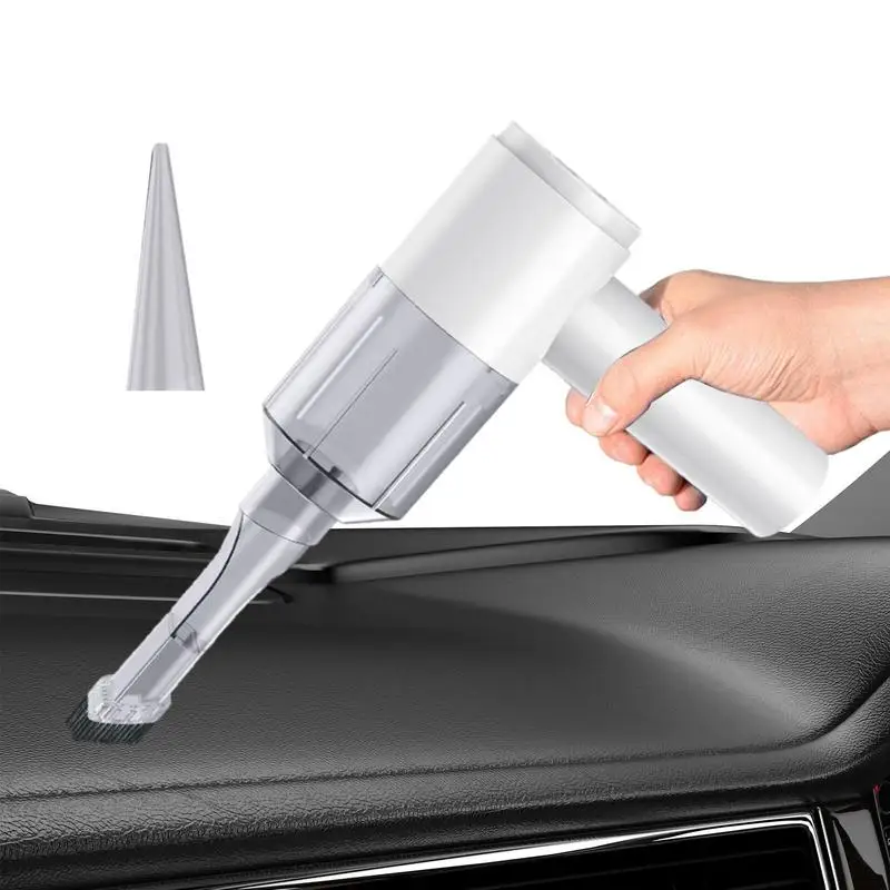 Handheld Car Vacuum Cleaner Cordless Car Vacuum USB 1500mAh Battery 2000pa Suction And Blow Function Washable Filter Keyboard