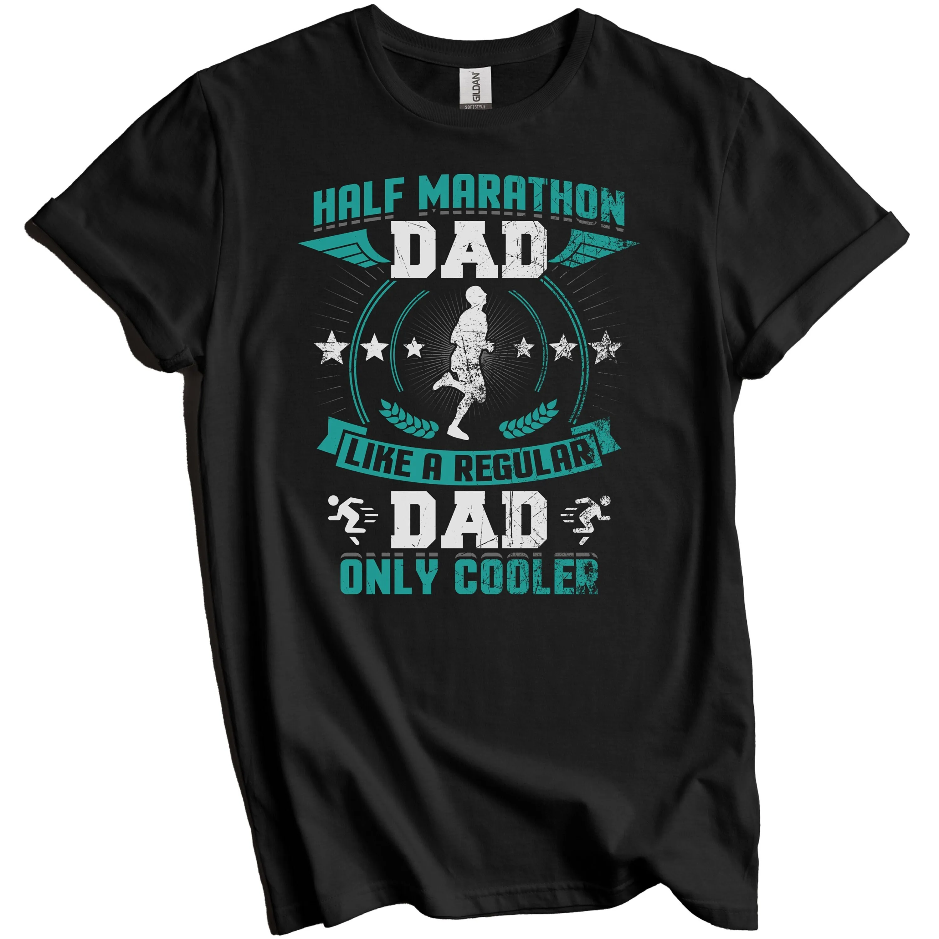 Half Marathon Dad Like A Regular Only Cooler Funny T Shirt Father'S Day For Runner