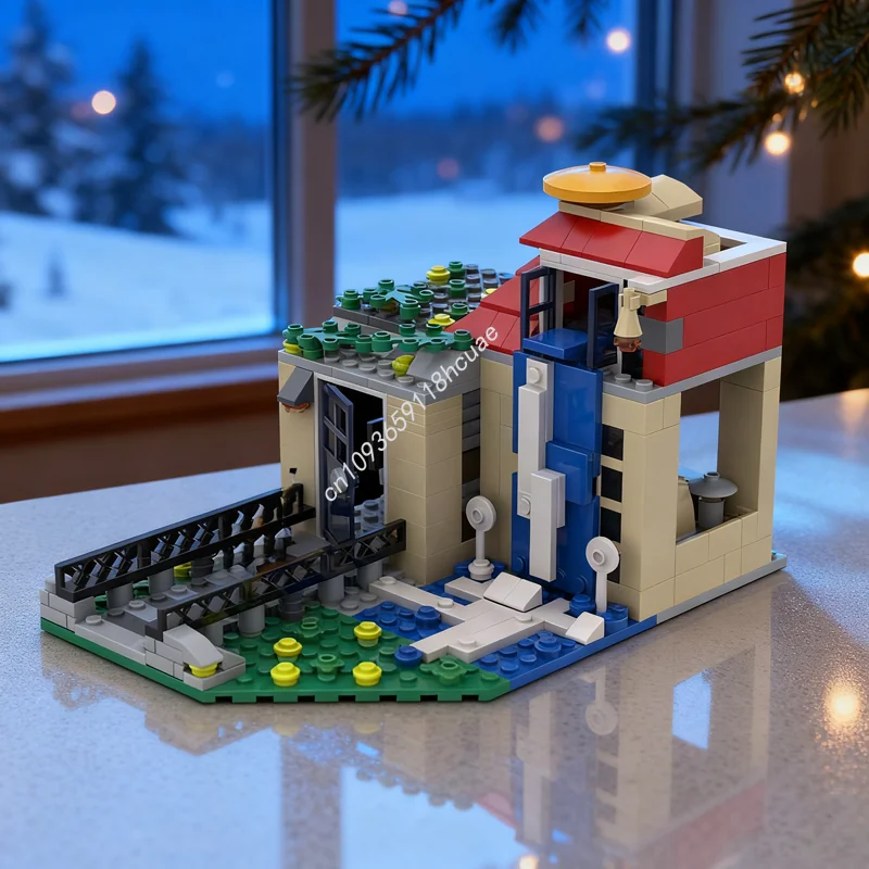 

289 шт. MOC стиральная машина катастрофа Alt Creator 3 1ed модель Рождественский подарок Строительные блоки DIY Творческая идея Образовательная игрушка Кирпич