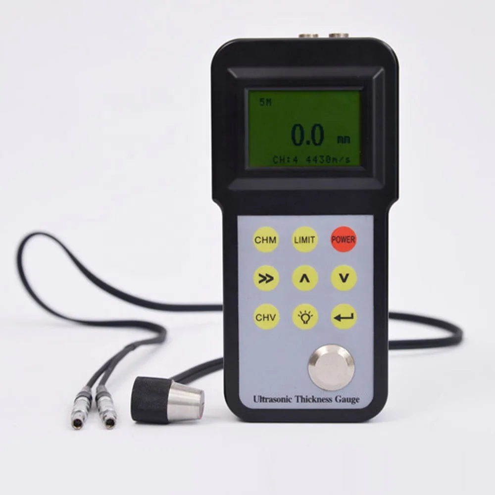 

ETC-098 Digital Ultrasonic thickness gauge meter used metallurgy shipbuilding aviation 0.75-300.0mm Ultrasonic thickness tester