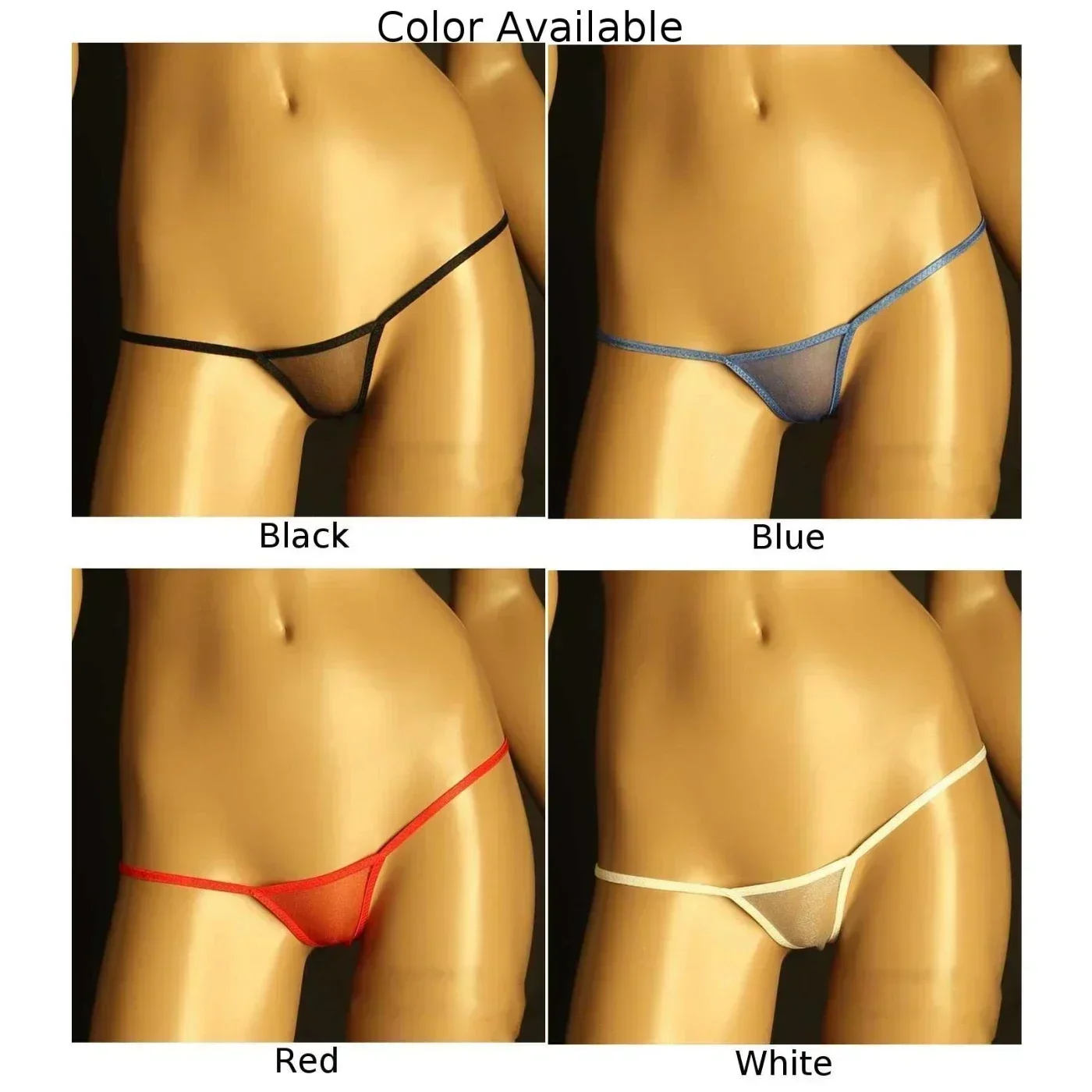 Homens Respirável Confortável Nylon G-string, Cuecas Sexy, Ver Através De Roupa Interior, Calcinha Baixa Cintura, Confiável, Novo