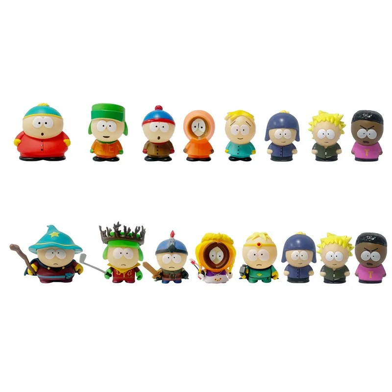 In Stock South Park The Stick Of Truth Action Figure Car Decoration PVC Collectible Mini Toy For Fans Dashboard Ornament Gift
