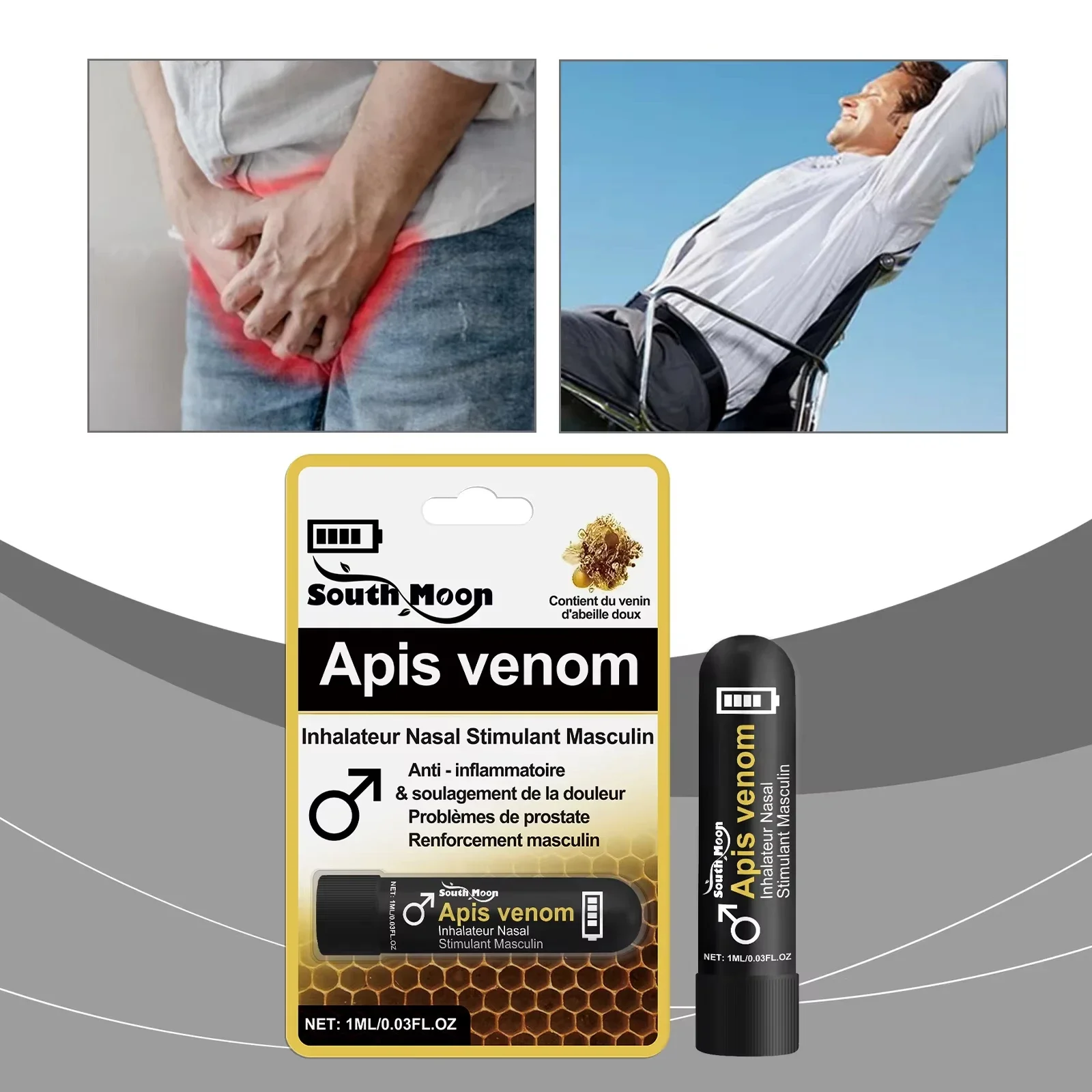 

Men's Nursing Nasal Sniffing Stick Gentle Care Daily Nutrition Body Comfortable Inhalation Nasal Sniffing Stick